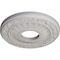 Ekena Millwork Nadia Ceiling Medallion (Fits Canopies up to 4 7/8"), 12 1/8"OD x 3 5/8"ID x 7/8"P, Ultra Pure White CM12NAUWF - alternate 3